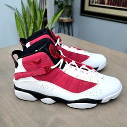 Nike AIR JORDAN 6 Rings Shoes Men s Size 14 White Red for Sale in Oak Lawn IL OfferUp