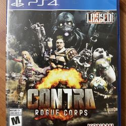 PS4 Contra Rogue Corps Video Game (CIB) $15
