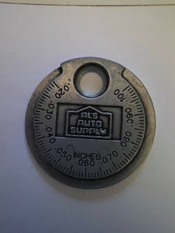 Vintage Pocket Coin Plug Gapper Gauge Tool for Spark Tools