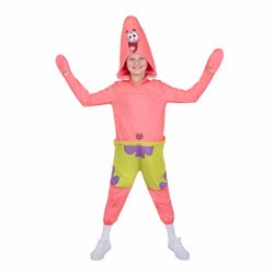 Brand New SpongeBob SquarePants Patrick Official Youth Onesie Halloween Costume - Premium Quality Onesie Jumpsuit (S)