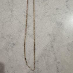 14 K Solid Gold 16” 2.5 mm chain 