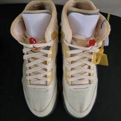 Jordan 5 Sail Off White Size 9 