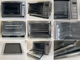 Black+Decker Stainless Steel Countertop Toaster Oven