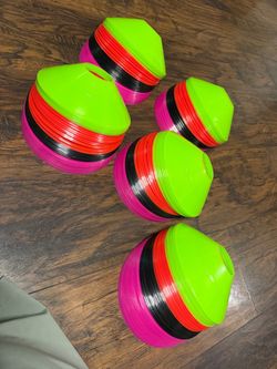 Multicolor Sports Training Disc Cones Set