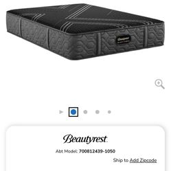 New Mattress With Frame And Box Spring.