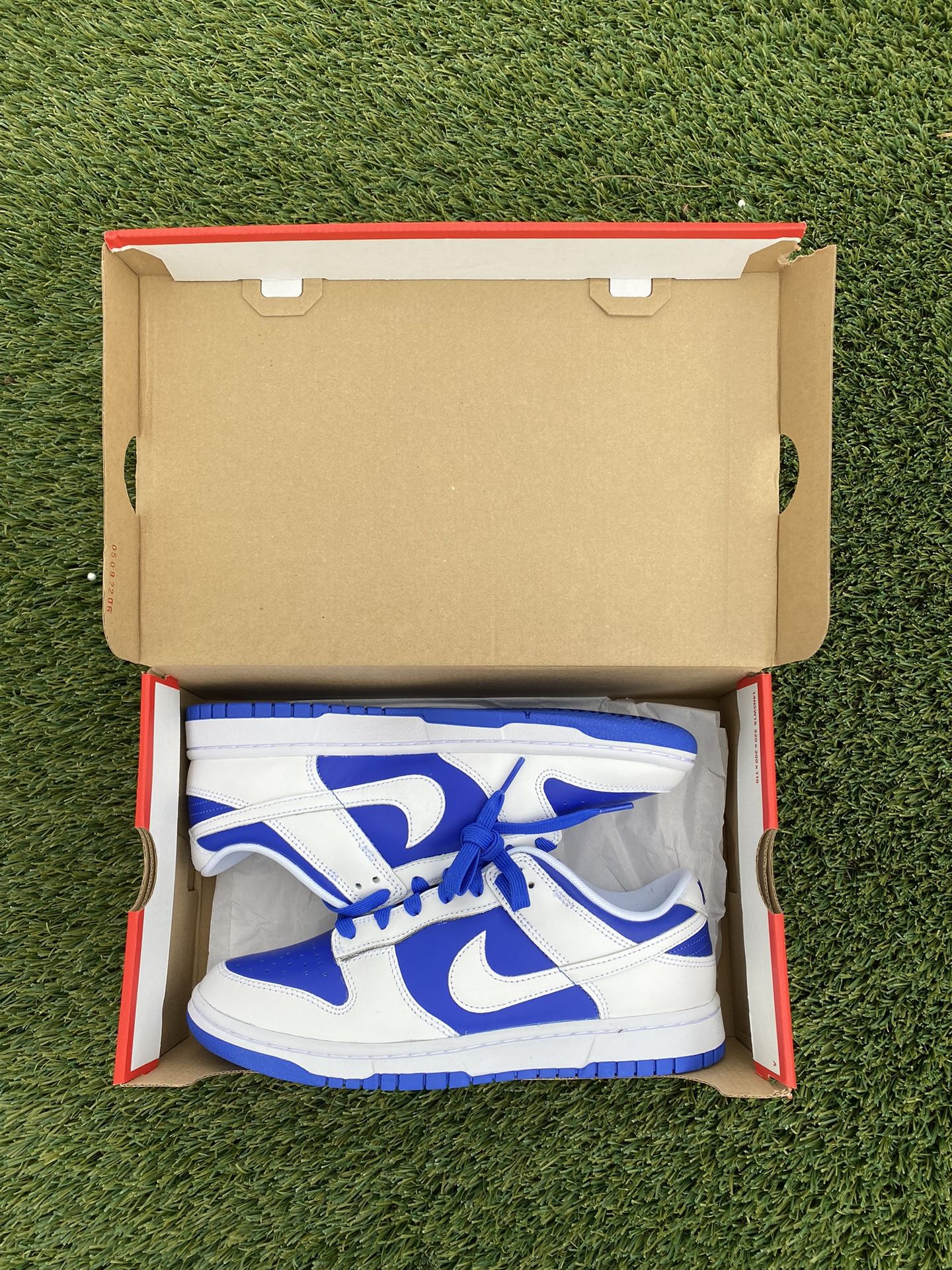 nike dunk low racer blue