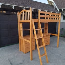 Twin Size Tall Bed 