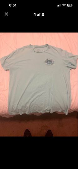 Quiksilver Light Blue Graphic T-Shirt