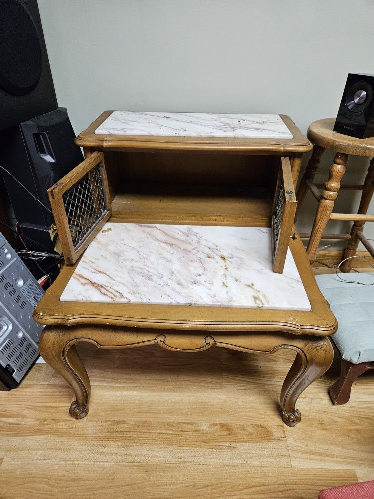 1950 Marble Top Portuguese Tables