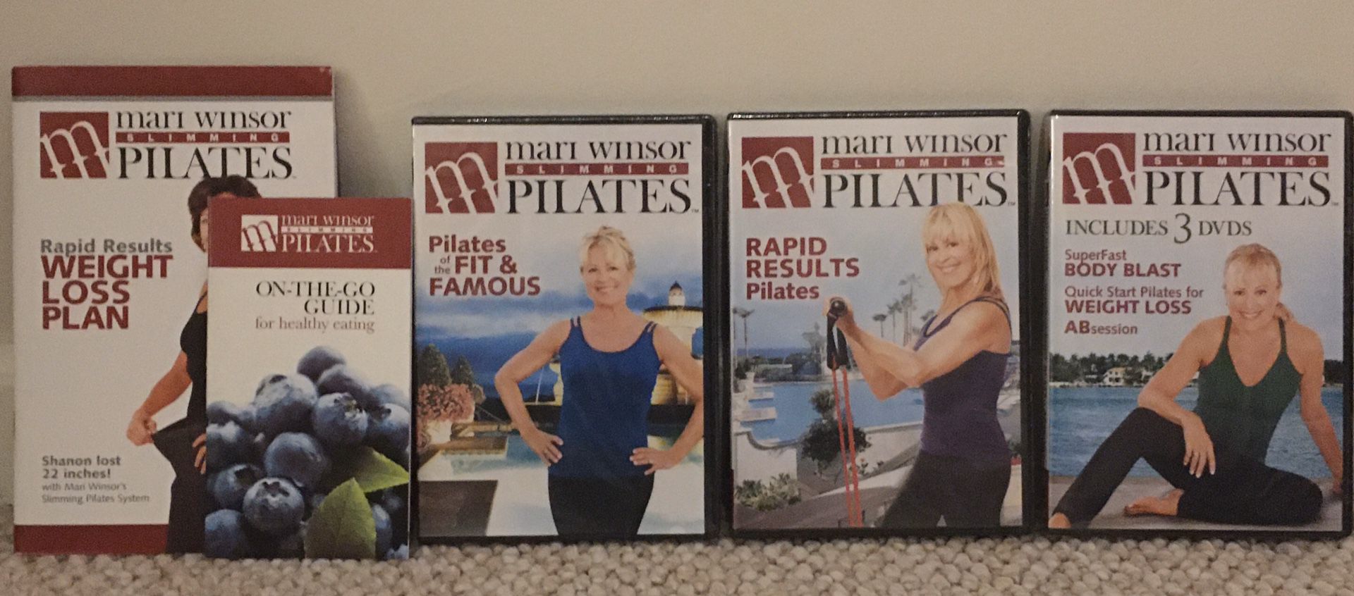 Mari Windsor Slimming Pilates DVDs
