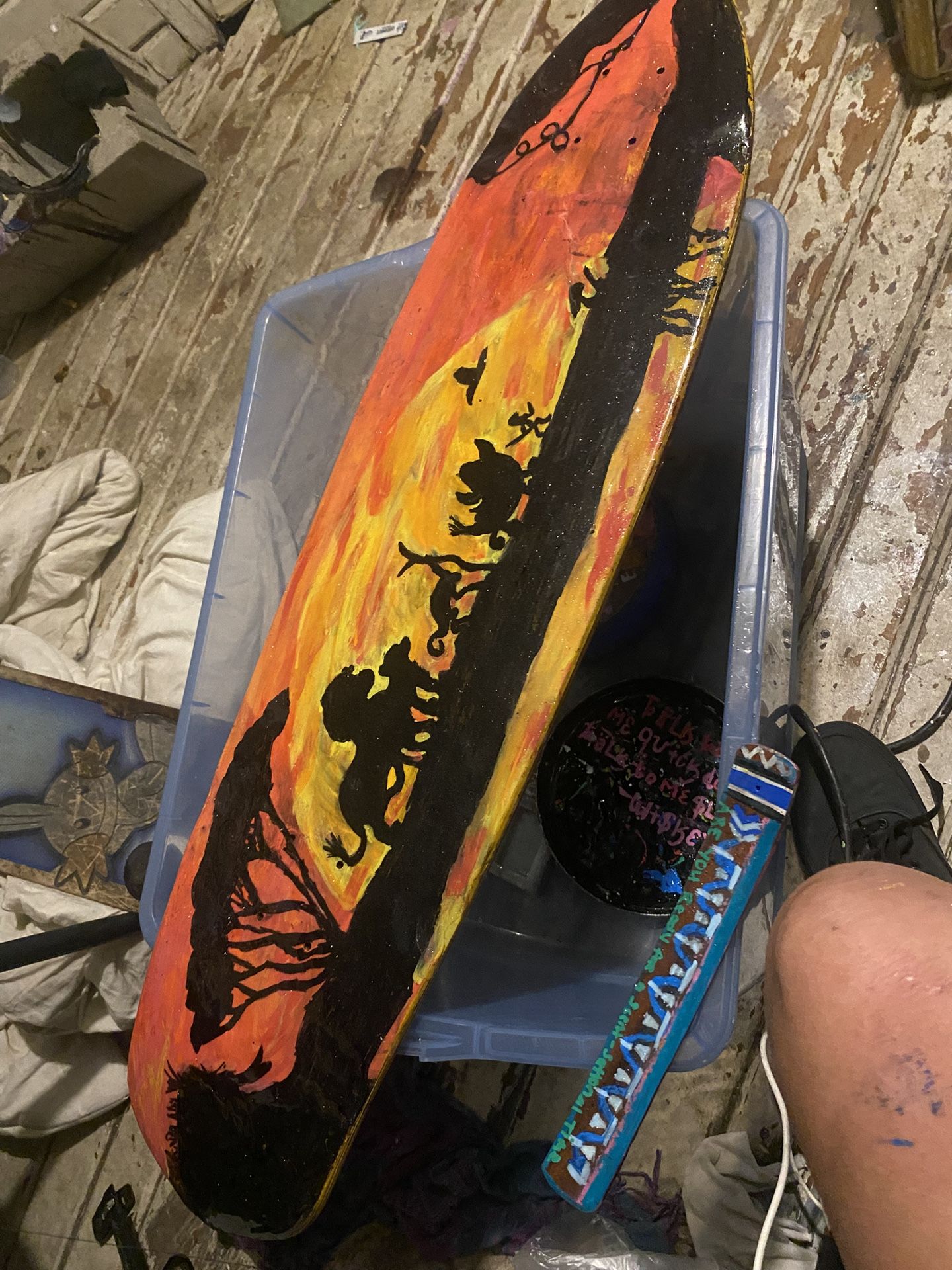 Skateboards Tattoo Designs Wall Art