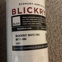 Black And White Acrylic Paint Thumbnail
