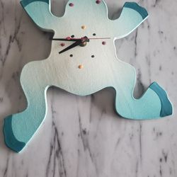 FROG WALL CLOCK PURCHASED FROM ARTIST