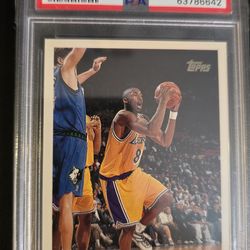 1996 TOPPS KOBE BRYANT Rookie Card #138 PSA 9