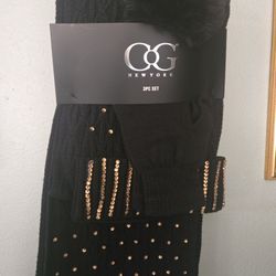 3 PZ , BRAND NEW  , GREAT PRICE  .  BUFANDA , GUANTES Y GORRO .