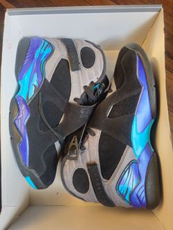 Aqua Jordan 8 Size 9.5