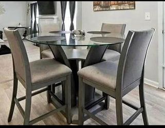 glass table $430