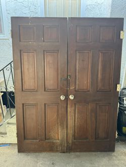 6-Panel Solid wood Entry Door  60”x79”