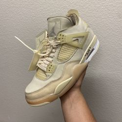 Jordan 4 Off White Sail