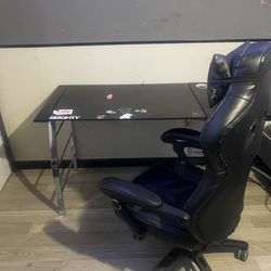 Gaming Desk, Gaming Chair 