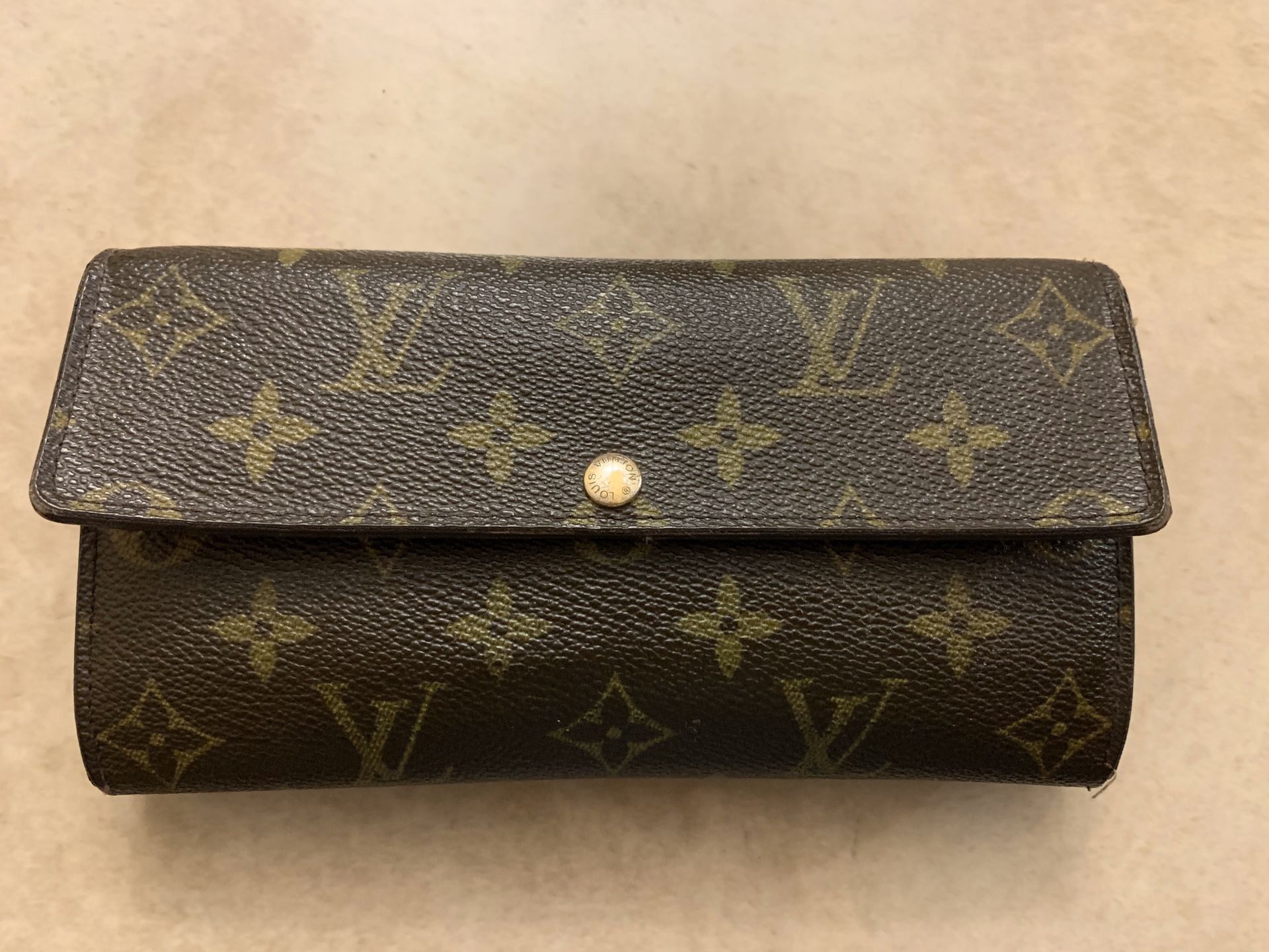 LOUIS VUITTON MONOGRAM CANVAS LONG WALLET