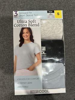 32 Degrees Relaxed Fit Short Sleeve Tee—Size S