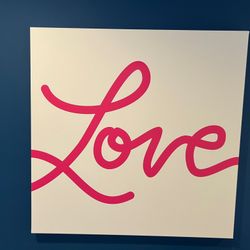 Frameless Canvas Art in VG Condition 36” Square Smoke free household