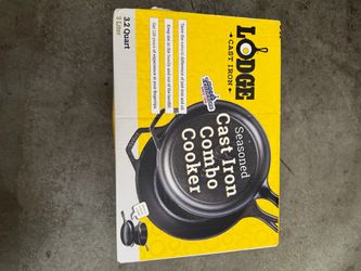 Lodge Cast Iron Seasoned Combo Cooker 3.2 Quart
