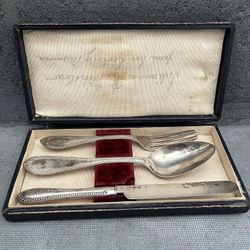 Antique Coin Silver Flatware Set, Pa, 1841 TCX1 (Coin)by THOMAS C GARETT & CO
