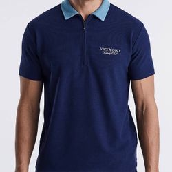 Vice Golf Liberty Club Waffle Polo 