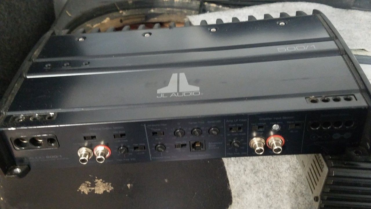 Jl audio 500/1 v1 slash amp special edition black