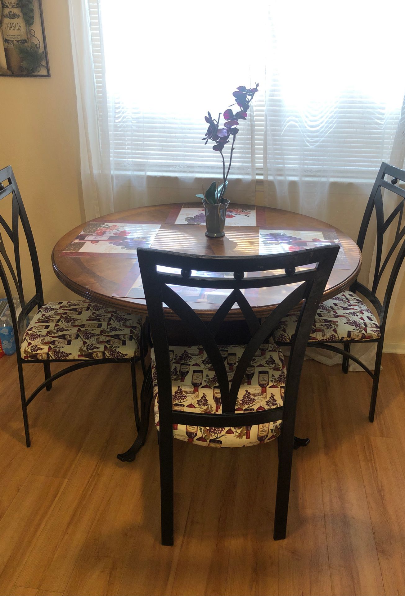 Kitchen table three chairs