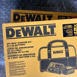 2 New Dewalt 5ah Batteries