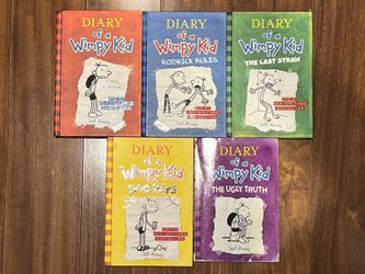 Diary of a Wimpy Kid Books 1-5 Hardcover Set