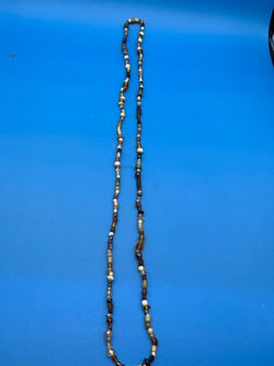 Multicolor beaded ball/bead strand necklace