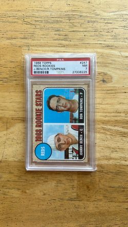 1968 Topps #247 Johnny Bench Rookie PSA 7 (Near Mint)