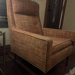 Mid century Tweed Chair