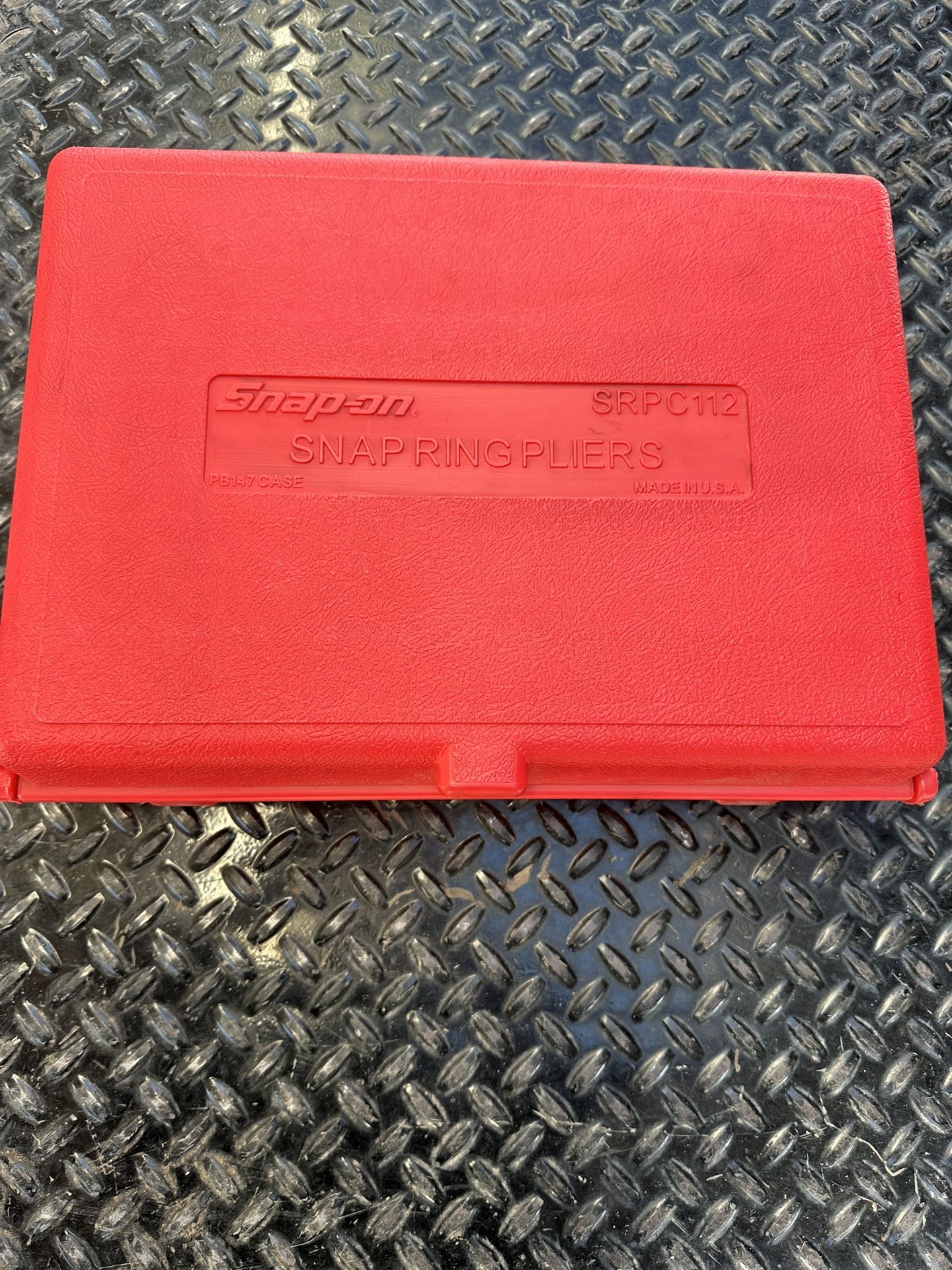 Snap-on SRPC112 Snap Ring Pliers Set with Red Hard Case PB47CASE USA Made Tool