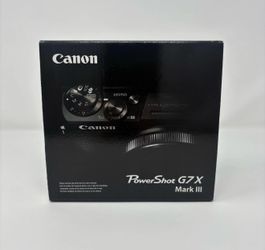 Canon PowerShot G7 X Mark III 20.1 Megapixel Digital Camera - Black