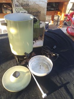 Avocado green 36 cup coffee percolator