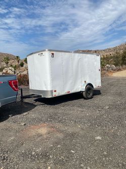 2013 ENCLOSED TRAILERS, 12’ X 6’, TITLE AND HAND