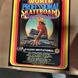 Vintage Skateboarding Poster