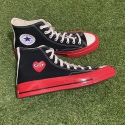CDG Converses Size 9 Men $70.00 Brand New 