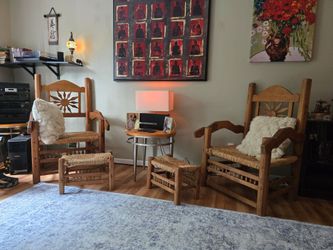 2 chairs , unique and comfortable