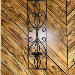 Black Mirror With Candle Holders