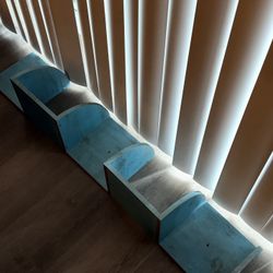 Blue Corner Shelf Wall Fixture