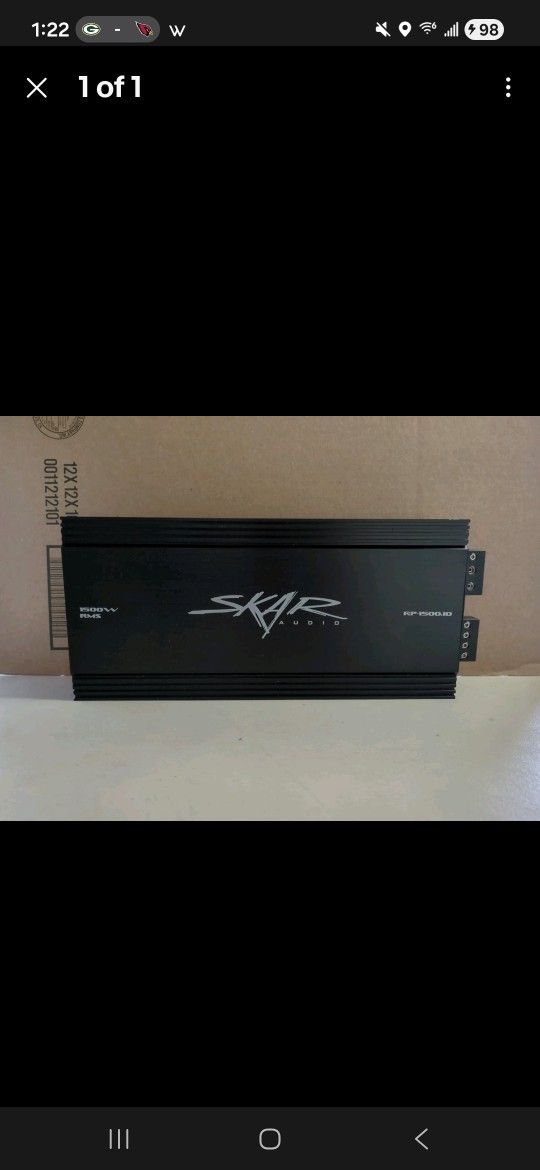 Skar 1500 Watt Mono Amplifier 