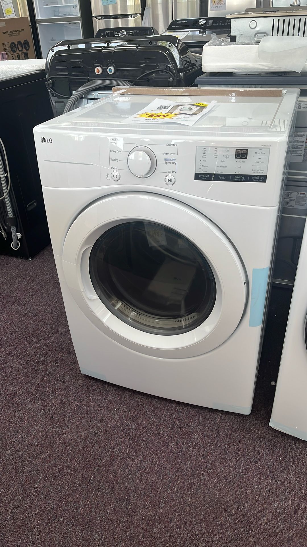 Dryer Front Load New Open Box Scratch And Dents