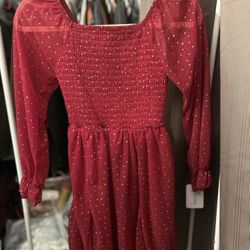 12Y Girl Red Dress
