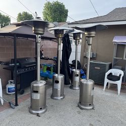 Stainless Steel Propane Standing Patio Heater